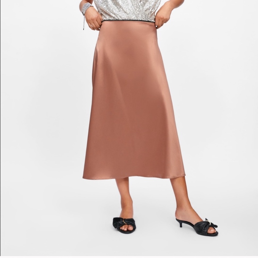 Zara slip skirt !